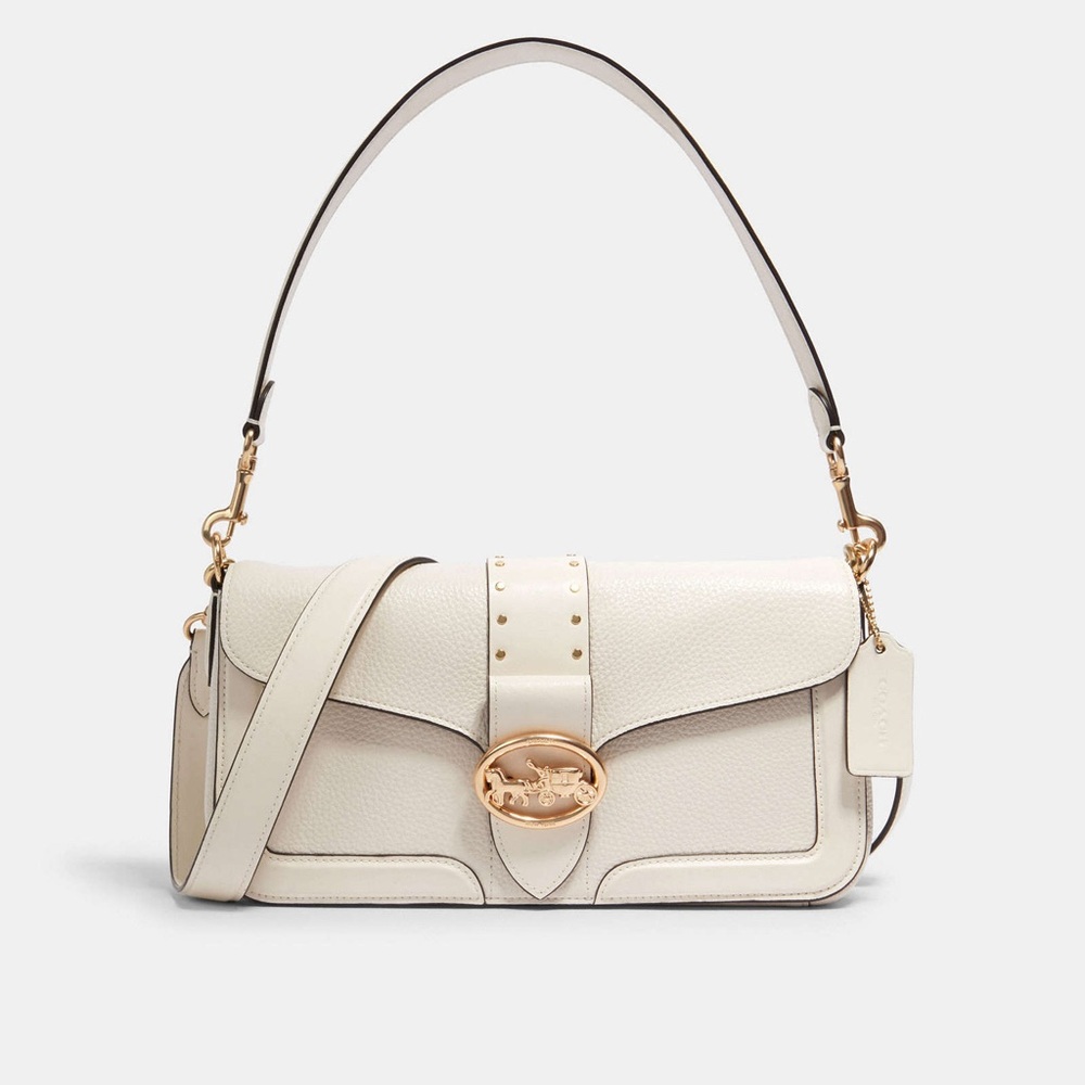 Coach Georgie Shoulder Bag With Rivets